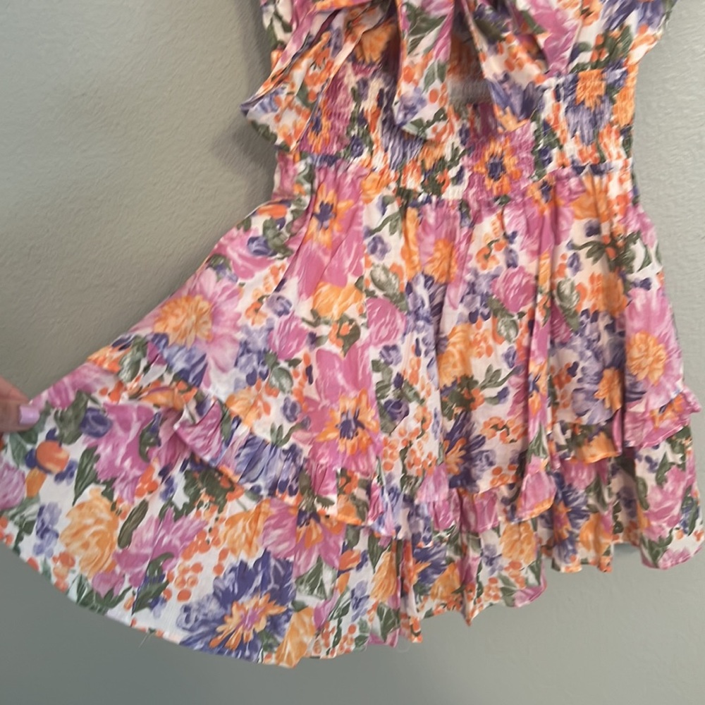 Gorgeous floral summer dress, NWOT - Picture 3 of 7